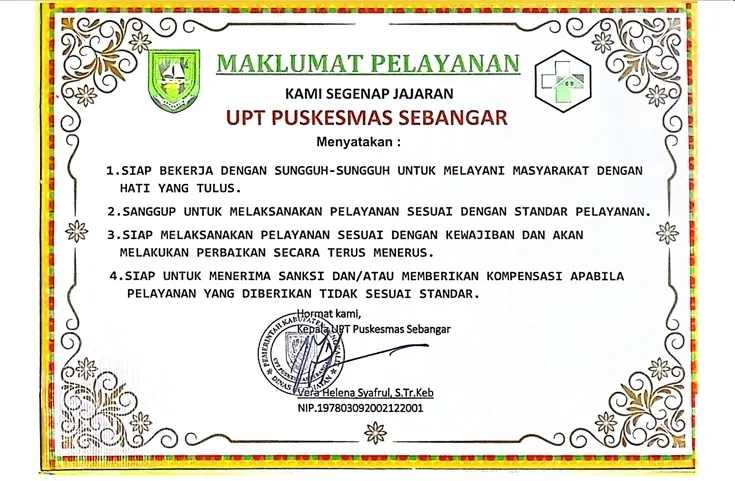 Maklumat Pelayanan